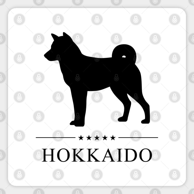 Hokkaido Black Silhouette Magnet by millersye